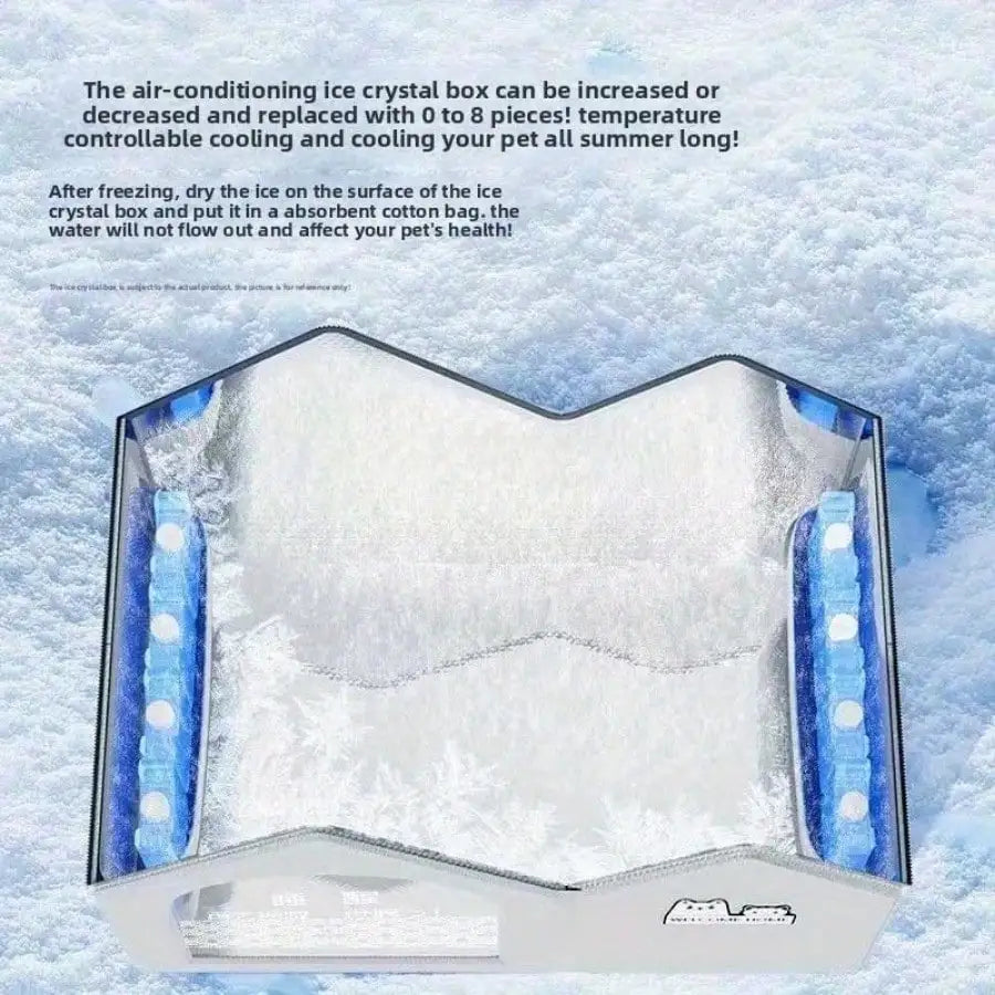 ChillZone Cooling Bed with Summer Ice House for Cats & Small Pets