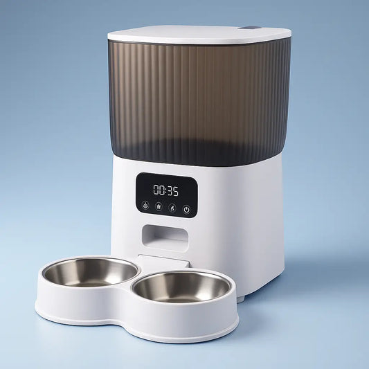 5L Pet Feeder with Camera Automatic Cat Feeder Smart Wifi Food Dispenser