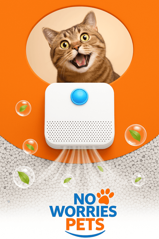 DownyPaws Smart Odor Purifier –Litter Box Deodorizer for Cats & All Pets