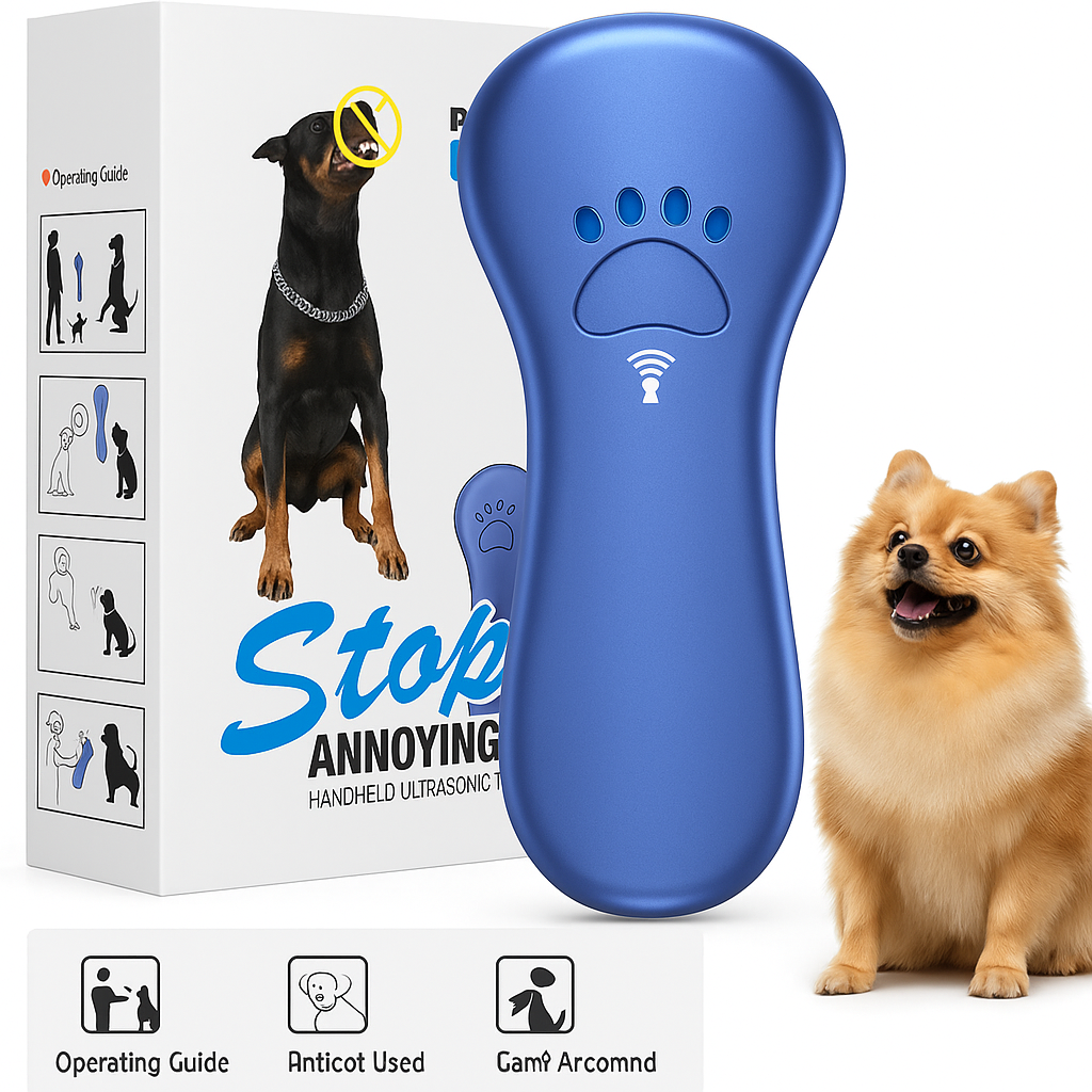 Safe Ultrasonic Bark Control Device 16.4 Ft Range