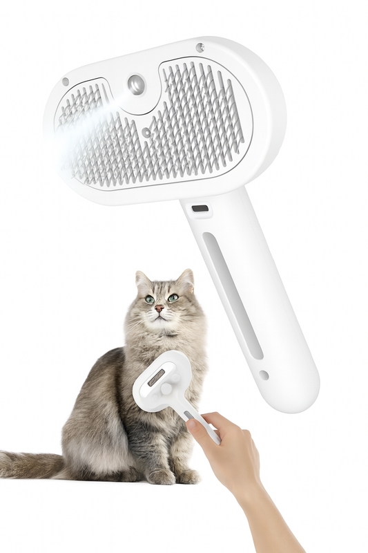 Anti-Tangle Electric Hair Brush 3-in-1 Pet Comb