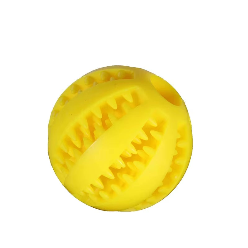 Rubber Dog Chew Ball – Tough Treat Toy