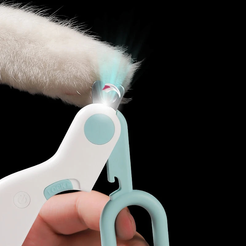 LED Pet Nail Clipper – Safe & Precise Cat Grooming Tool & Pets