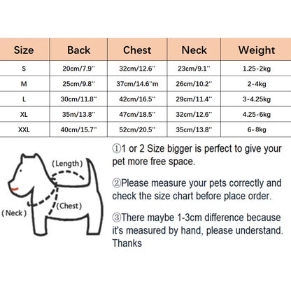 Dog Clothes Plaid Fleece Pet Jacket for Small Dogs Winter Warm Puppy Coat Chihuahua Yorkshire Bichon Vest Costume Pet Supplies