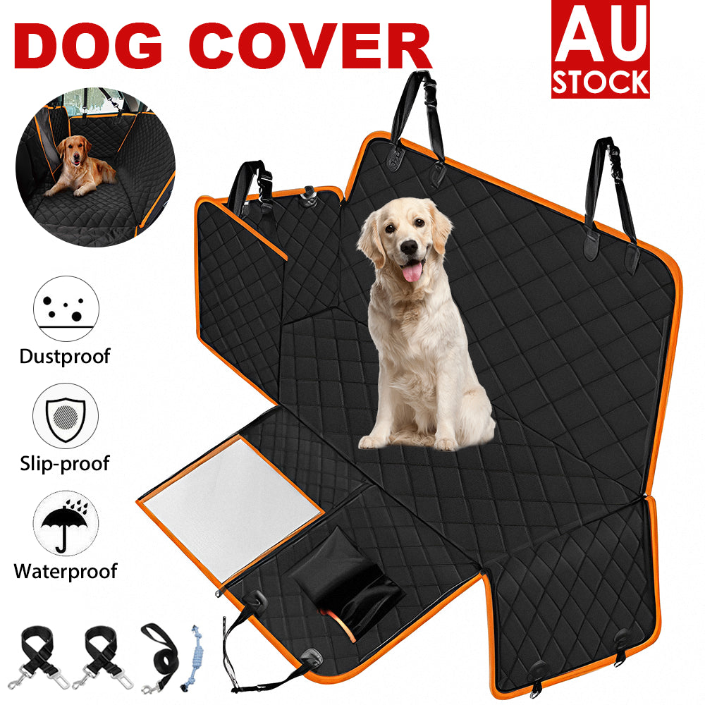 Premium Dog Car Seat Cover Hammock Nonslip Protector Mat Waterproof Dog/Cat Back