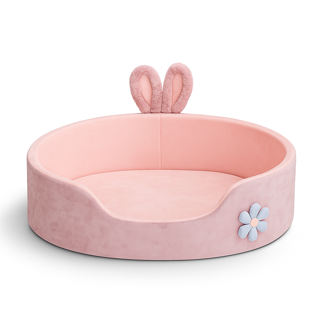 All Season Soft Dog Bed – Detachable & Washable for Small Pets