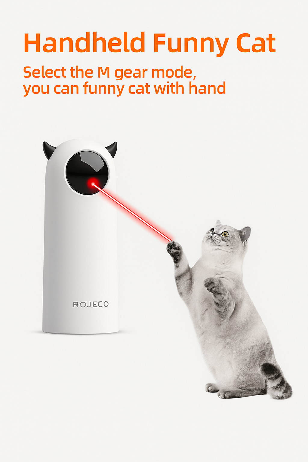 Smart Laser Cat Toy – Automatic LED Teaser