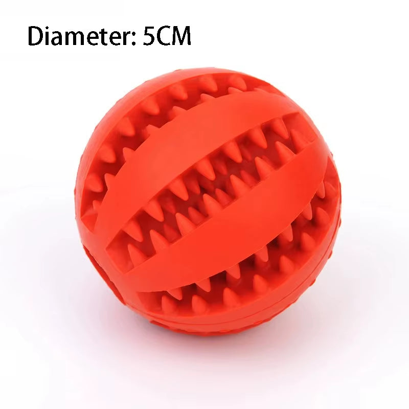 Rubber Dog Chew Ball – Tough Treat Toy