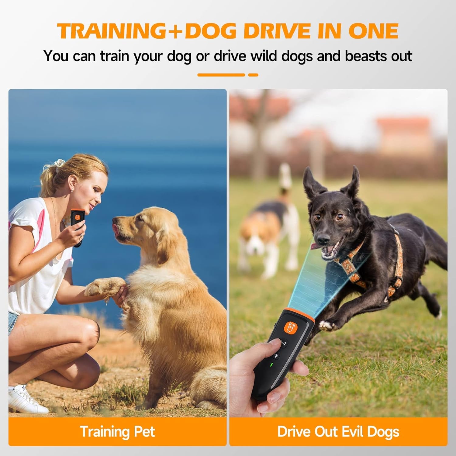 LED Ultrasonic Dog Bark Stopper Training Aid