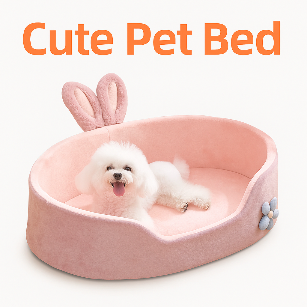All Season Soft Dog Bed – Detachable & Washable for Small Pets