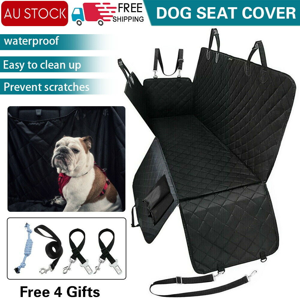 Premium Dog Car Seat Cover Hammock Nonslip Protector Mat Waterproof Dog/Cat Back