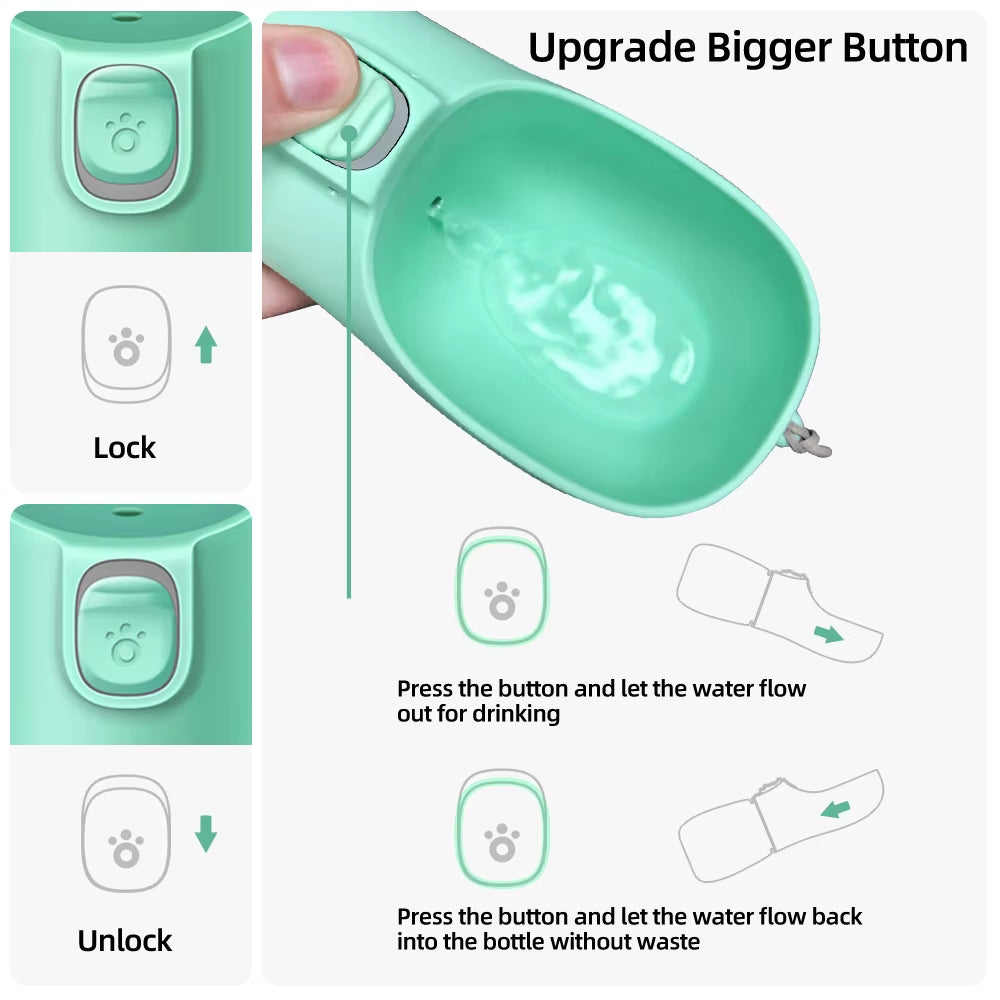 Portable Dog Water Dispenser – Walk & Travel