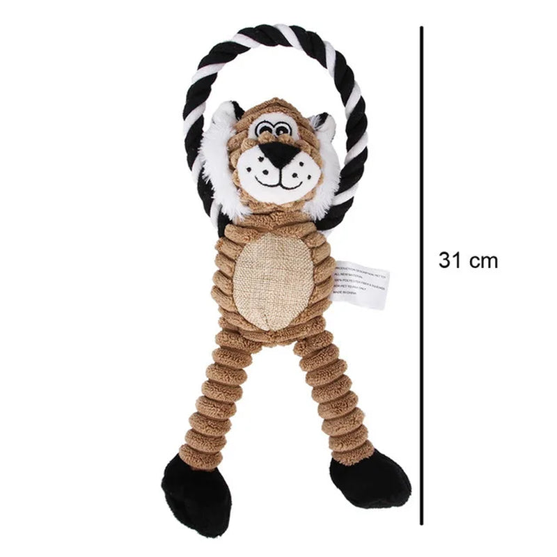 Dog Squeaky Plush Toy – Bite-Resistant Chew Toy