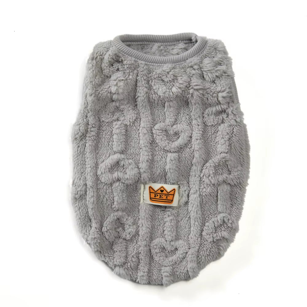 Autumn Winter Warm Dog Clothes for Small Dogs Outdoor Soft Cozy Fleece Jacket Vest Coat Pet Chihuahua Yorkies Corgi Costume