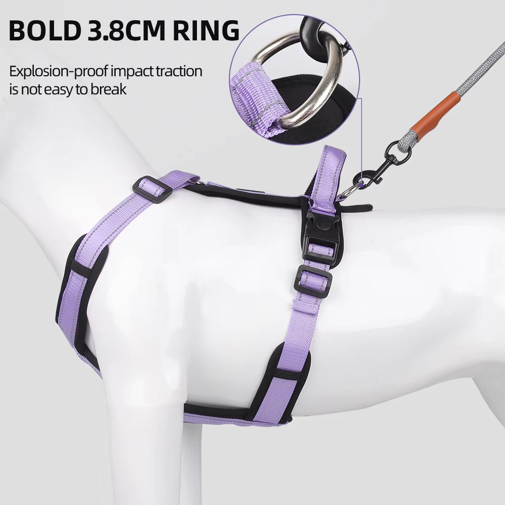 Anti Escape Dog Harness Reflective with Handle