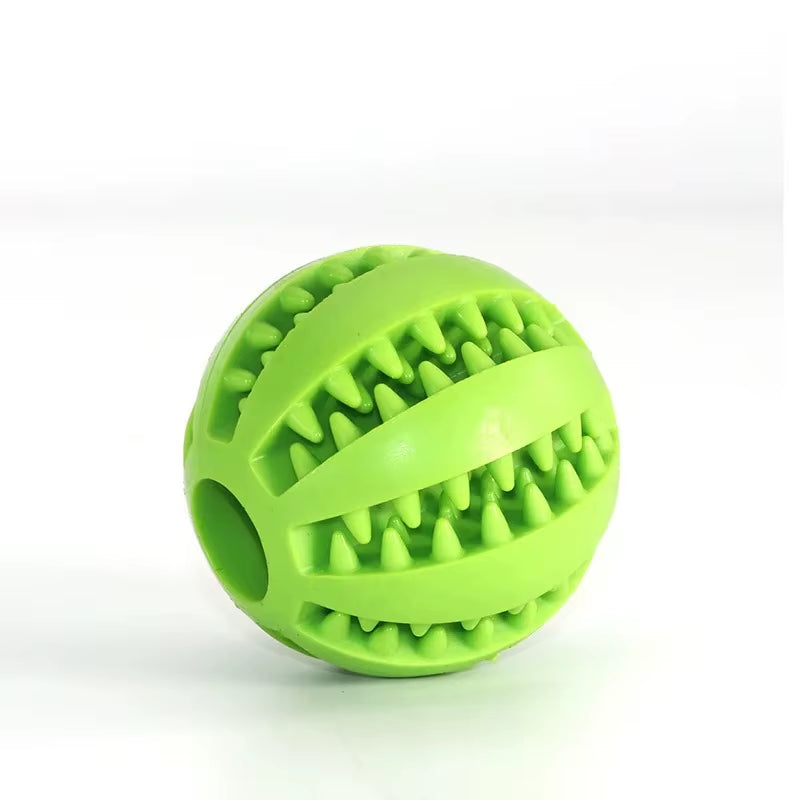 Rubber Dog Chew Ball – Tough Treat Toy
