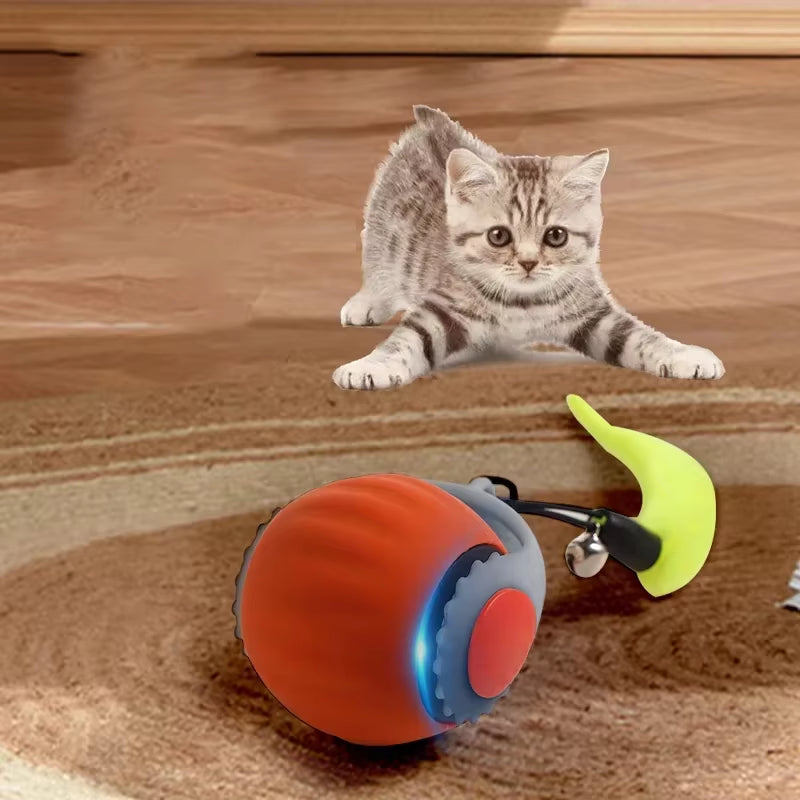 Automatic Rolling Ball Pet Toy Rechargeable & Smart