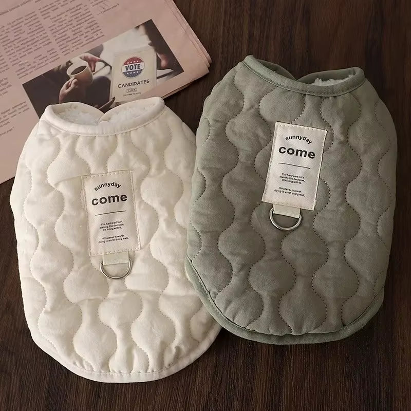 Winter Dog Jacket  Warm Vest with D-Ring