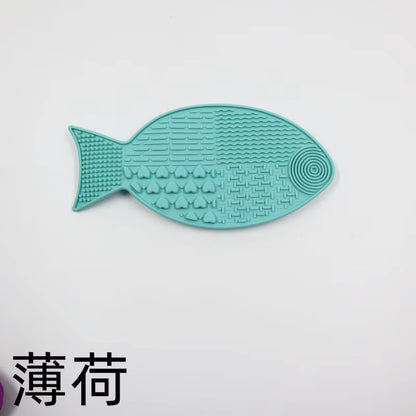Suitable for Pets Weighing Less than 3 Kilograms Mat Cats Slow Food Bowls Suction Cup Feeding Food Silicone Lick，Product Small