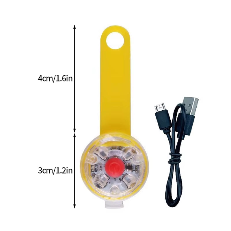 Pet Safety LED Pendant  USB Dog Collar Accessory