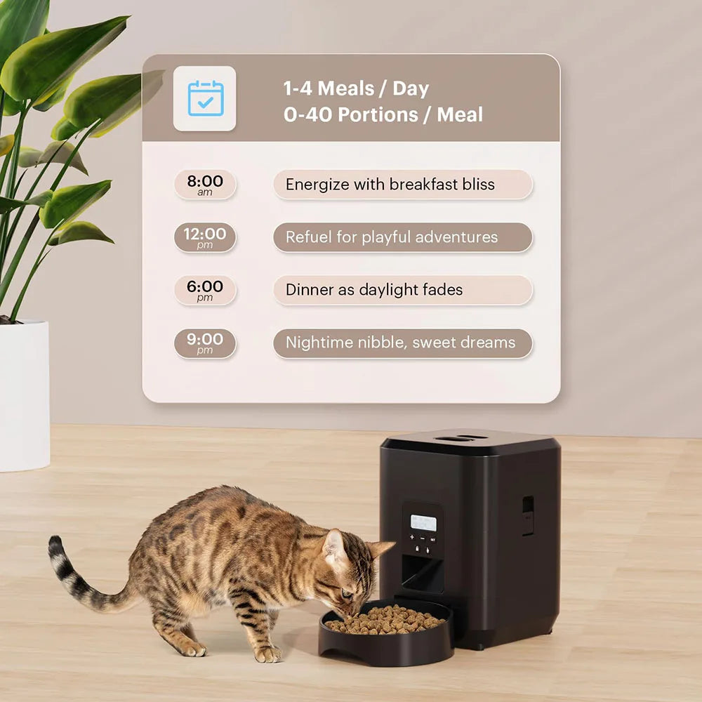 Smart Cat & Dog Feeder – 2L Auto Food Dispenser