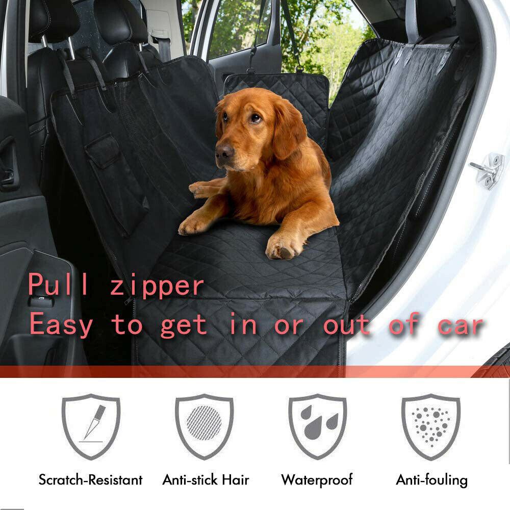 Premium Dog Car Seat Cover Hammock Nonslip Protector Mat Waterproof Dog/Cat Back