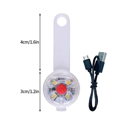 LED Pet Dog Cat Collar Pendant Portable Pet Safety Led Light USB Rechargeable Outdoor Night Walking Dog Collar Accessories