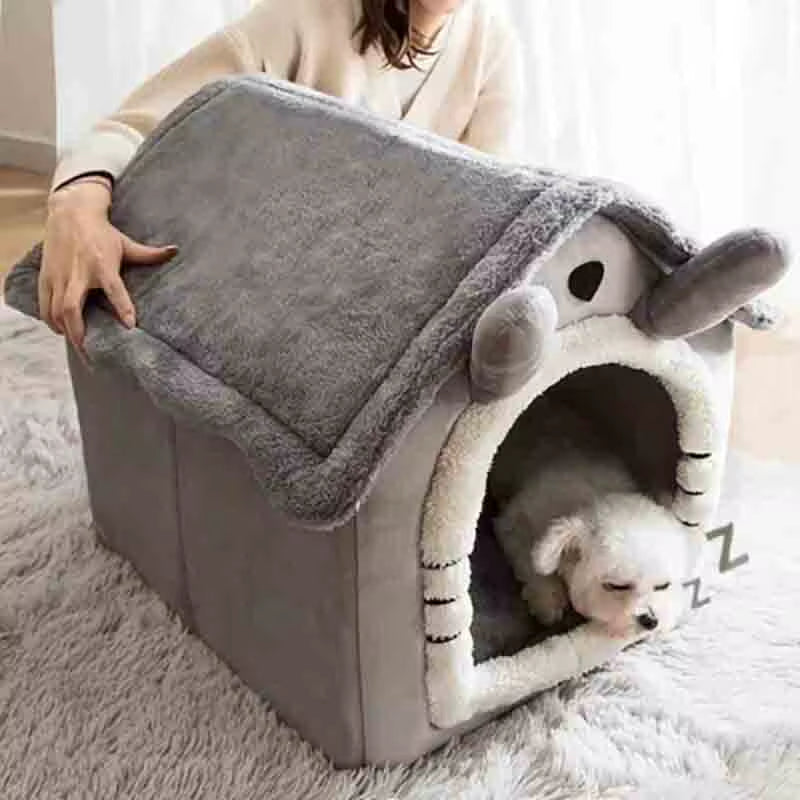 FurHaven Cabin Retreat-Indoor Warm Dog House