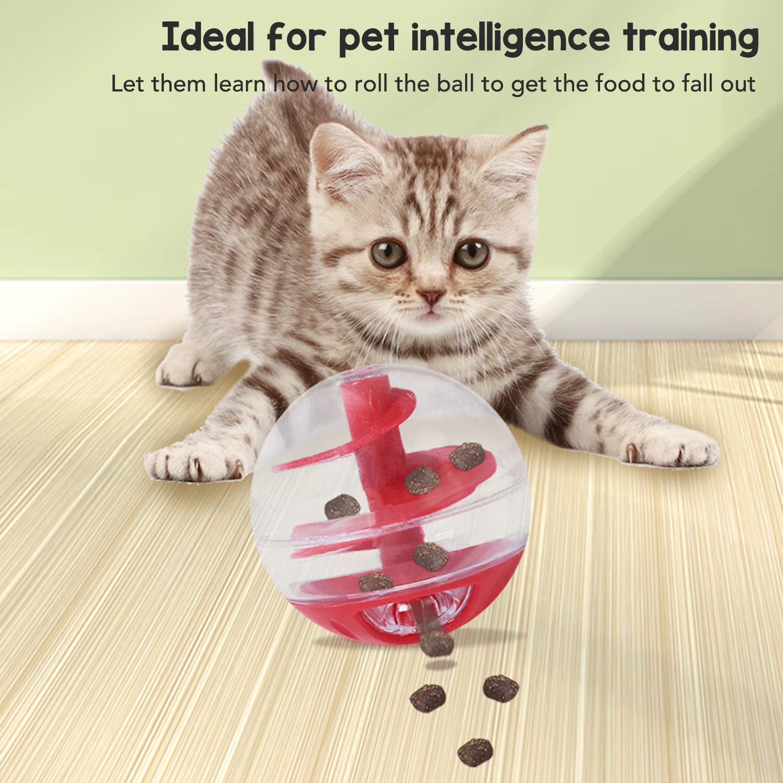 Cat Treat Dispensing Ball – Interactive Slow Feeder
