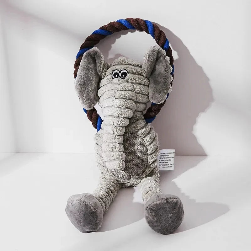 Dog Squeaky Plush Toy – Bite-Resistant Chew Toy