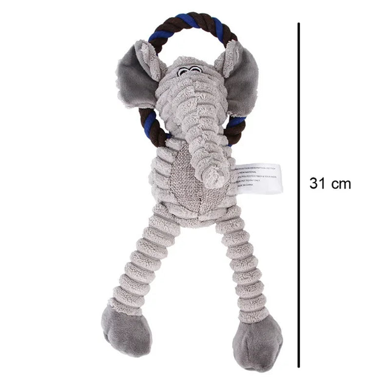 Dog Squeaky Plush Toy – Bite-Resistant Chew Toy