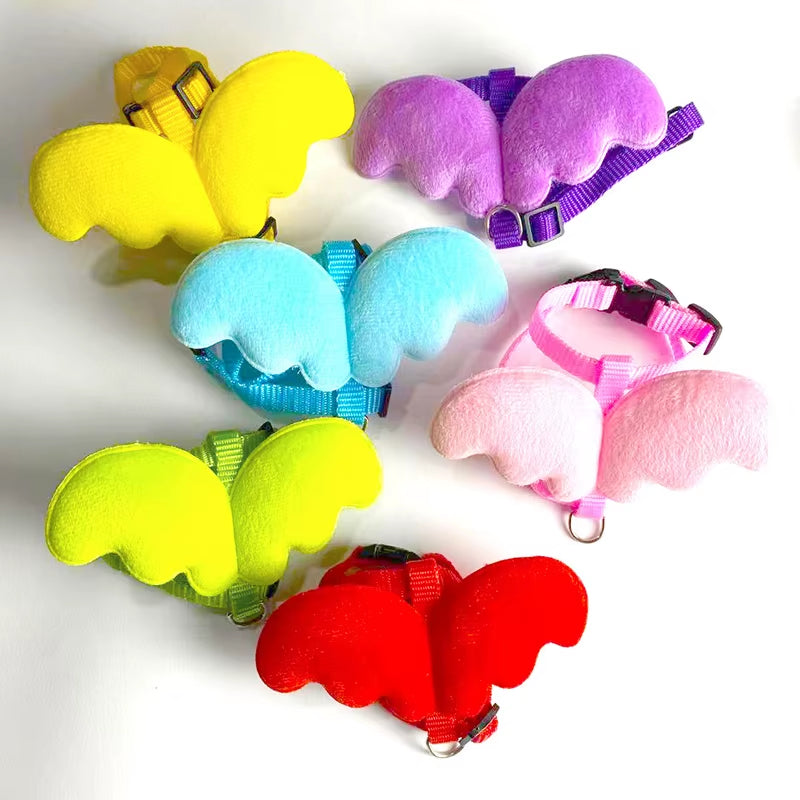 Cute Cat Harness with Leash – Angel Wings Design