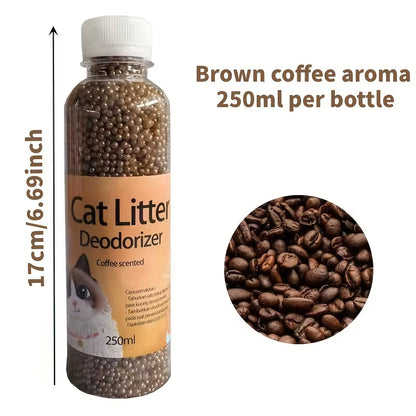 Deodor Bead for Cats Toilet Absorb Deodorant Beads for Cat Litter Box 6 Flavors Aromatic Litter Cat Pet Cleaning Supplie
