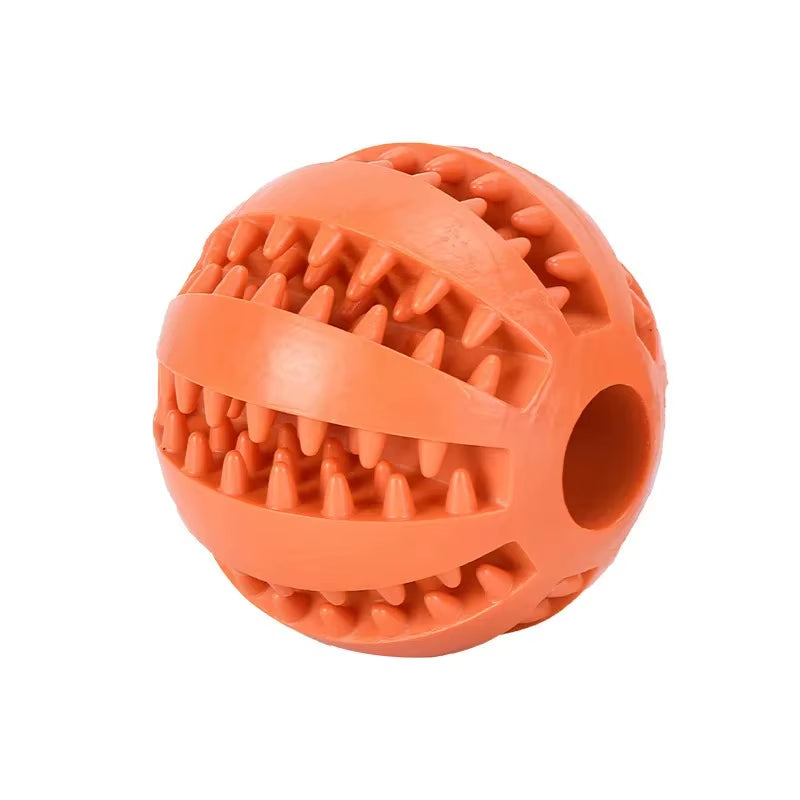 Rubber Dog Chew Ball – Tough Treat Toy