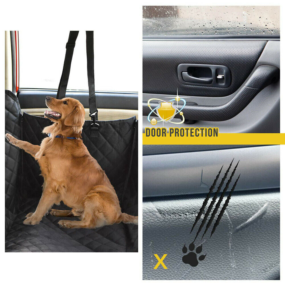 Premium Dog Car Seat Cover Hammock Nonslip Protector Mat Waterproof Dog/Cat Back