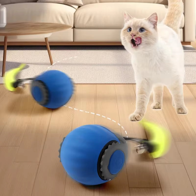 Automatic Rolling Ball Pet Toy Rechargeable & Smart