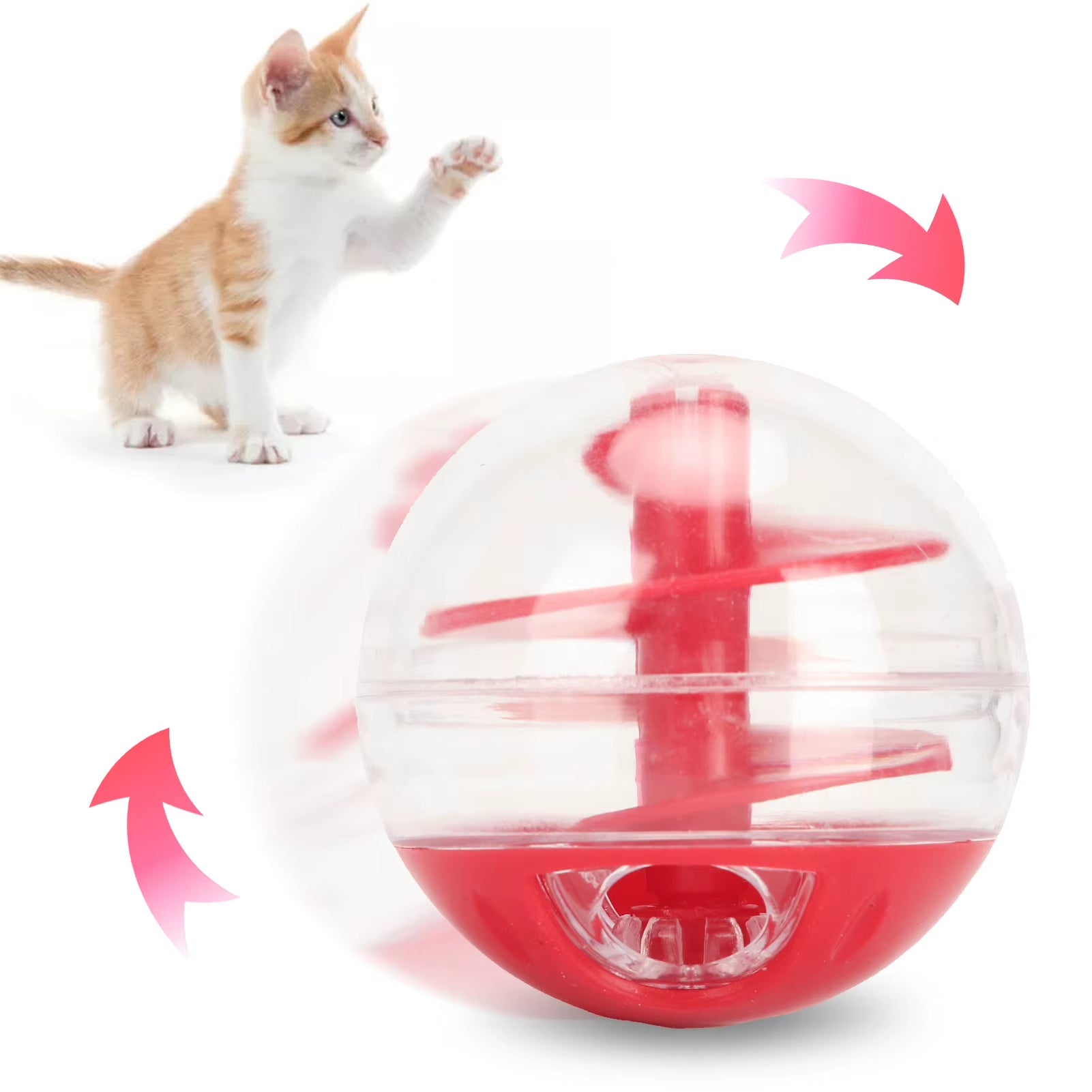 Cat Treat Dispensing Ball – Interactive Slow Feeder