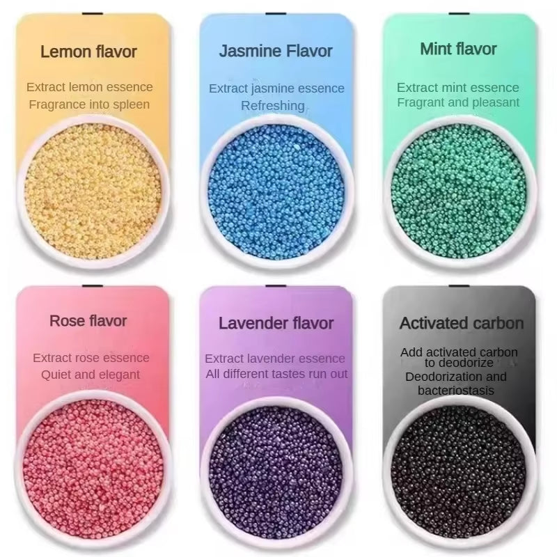 Aromatic Cat Litter Beads – Odor Absorbing 6 Flavors