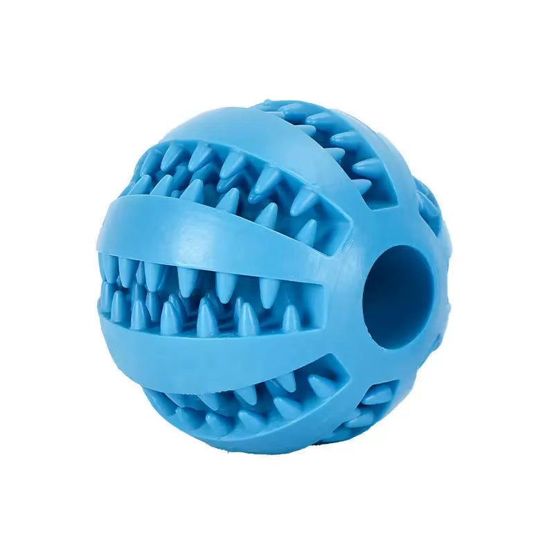Rubber Dog Chew Ball – Tough Treat Toy