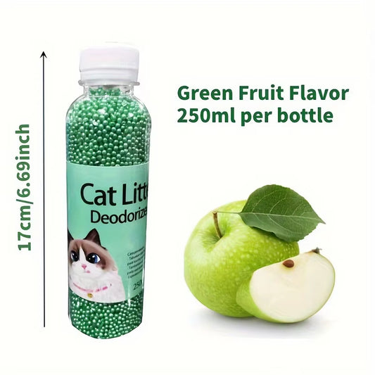 Deodor Bead for Cats Toilet Absorb Deodorant Beads for Cat Litter Box 6 Flavors Aromatic Litter Cat Pet Cleaning Supplie