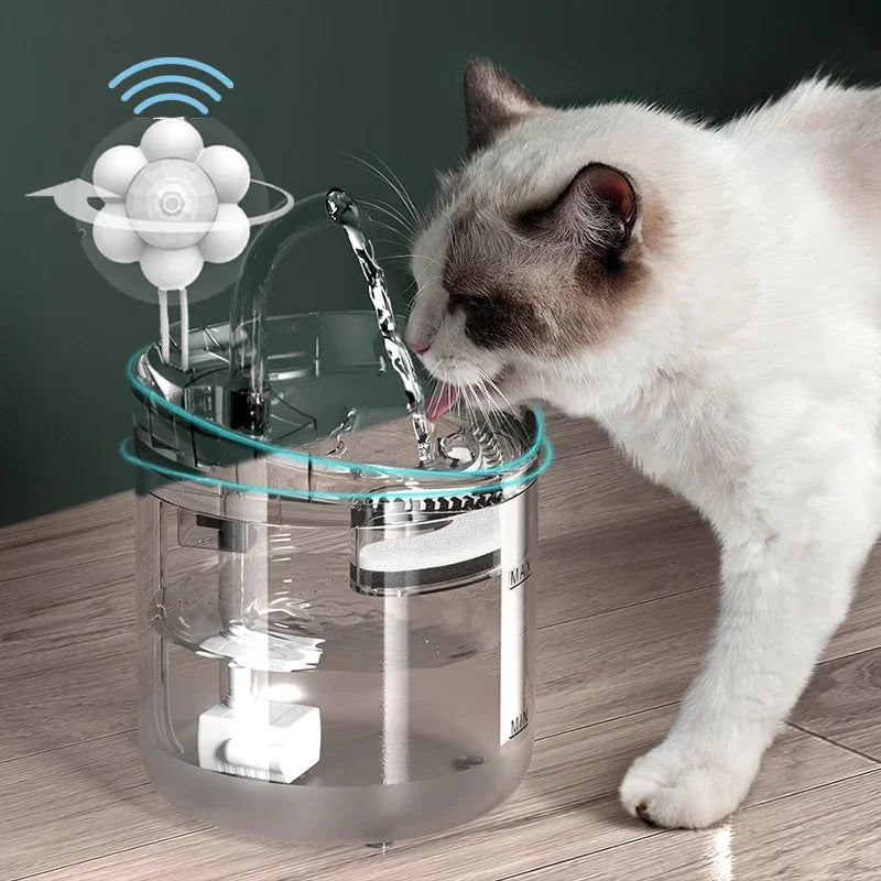 Automatic Cat Water Fountain – Motion Sensor & Filter