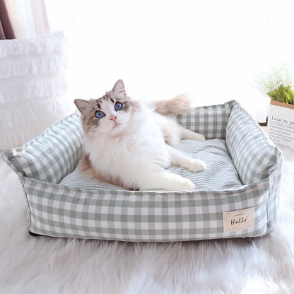Bed for Dog Cats Puppy House Kennel for Indoor Dogs Small Medium Cat Pet Sofa Sleeping Bed Furniture Pet Supplies Accessories