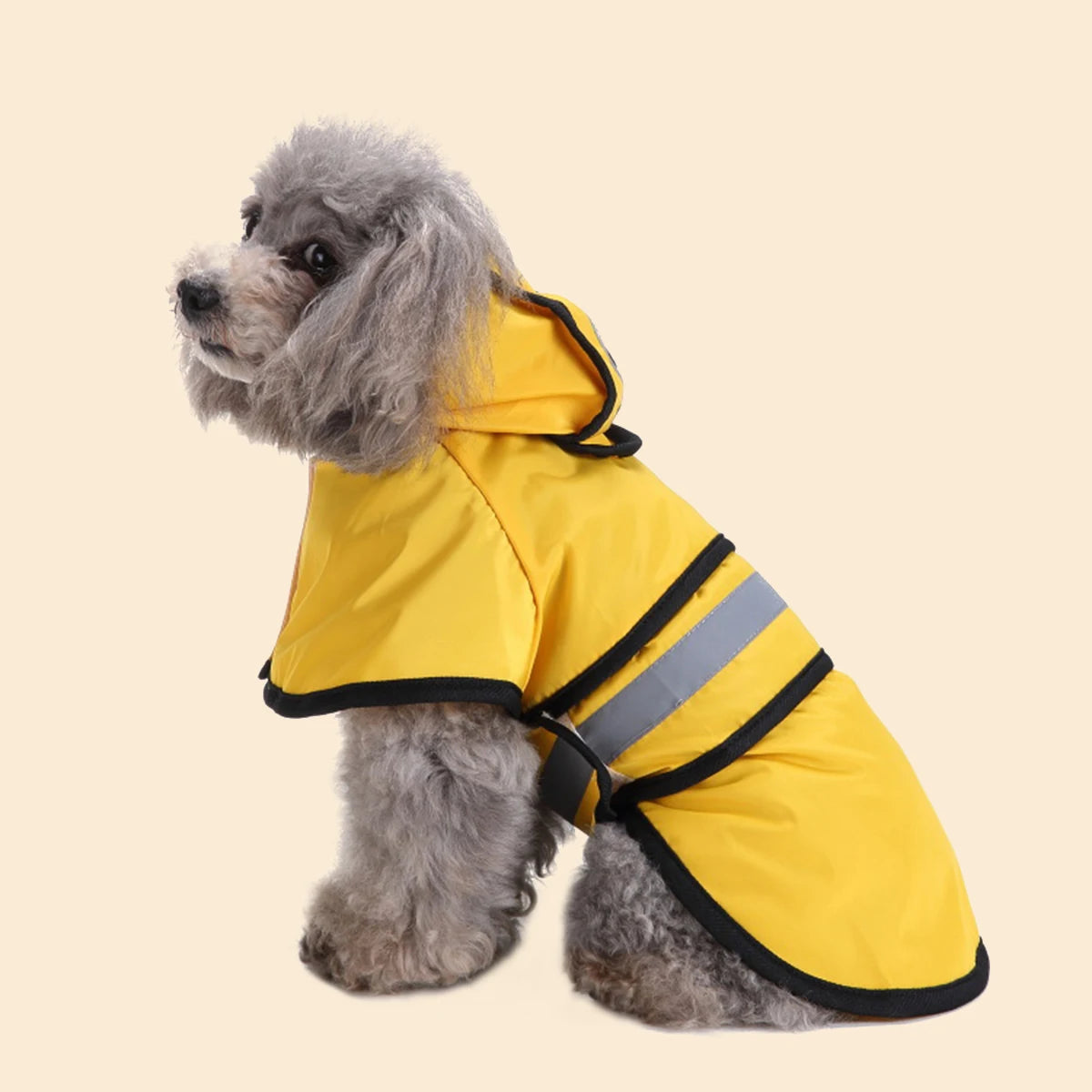 Waterproof Dog Raincoat – Reflective & Adjustable