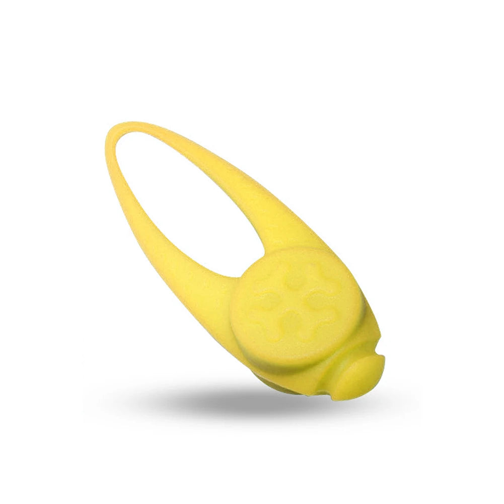 Pet Led Silicone Rubber Pendant Night Safety Flashing Glow Light Blinking Led Collar Luminous Pendant for Pet Dog Puppy Necklace