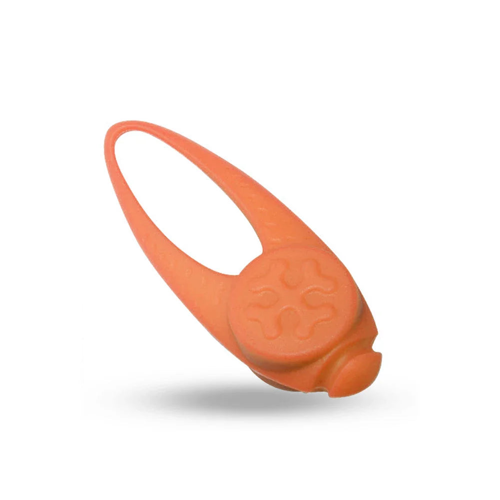 Pet Led Silicone Rubber Pendant Night Safety Flashing Glow Light Blinking Led Collar Luminous Pendant for Pet Dog Puppy Necklace