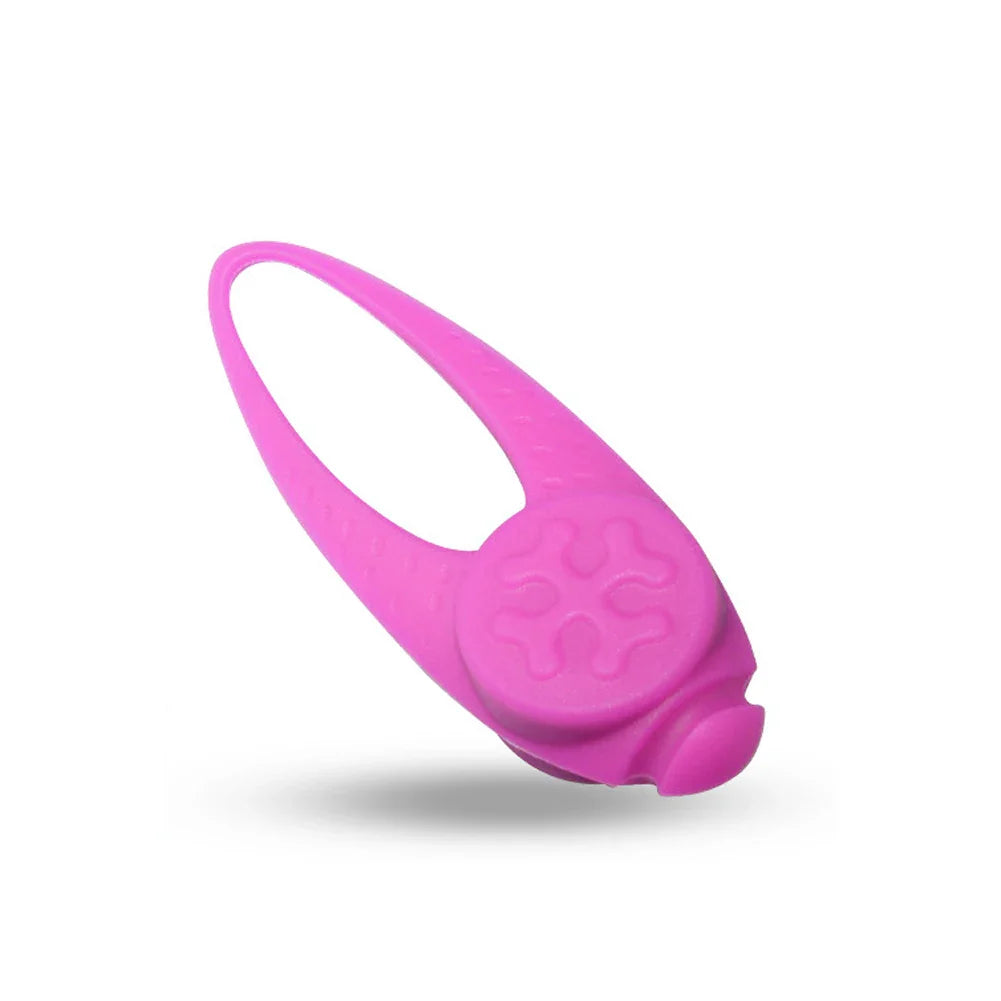 Pet Led Silicone Rubber Pendant Night Safety Flashing Glow Light Blinking Led Collar Luminous Pendant for Pet Dog Puppy Necklace