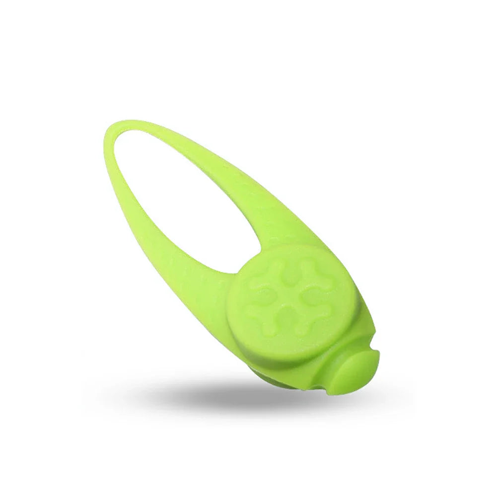Pet Led Silicone Rubber Pendant Night Safety Flashing Glow Light Blinking Led Collar Luminous Pendant for Pet Dog Puppy Necklace