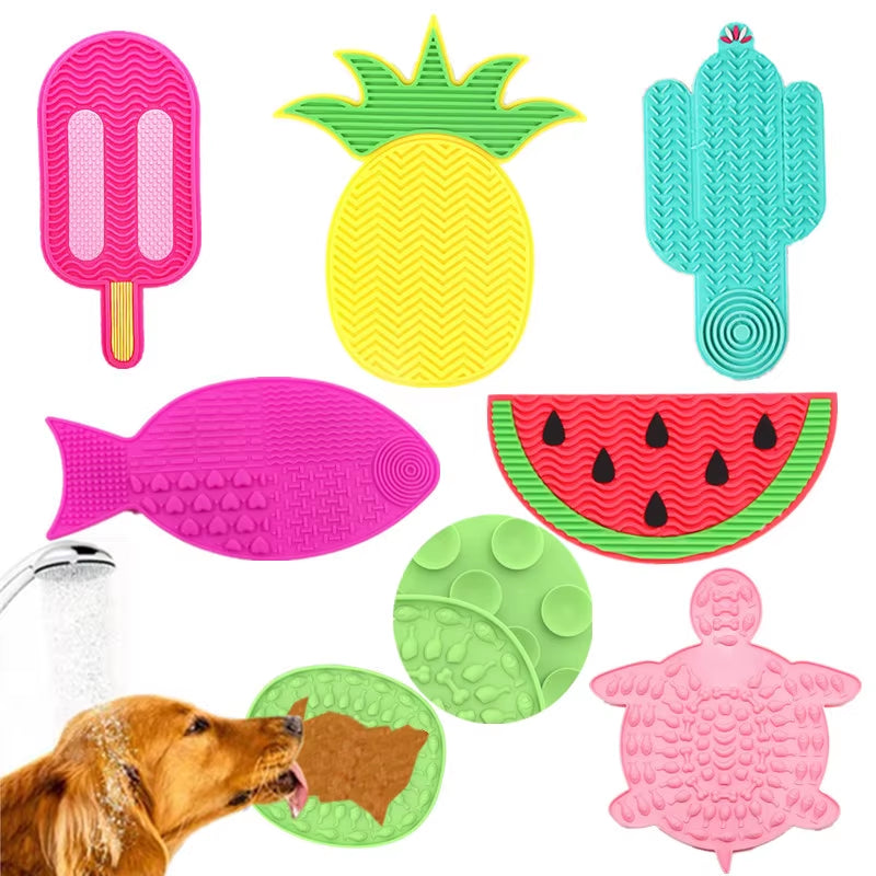 Silicone Lick Dog Mat Suction Feeder for Small Pets