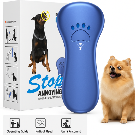 Safe Ultrasonic Bark Control Device  16.4 Ft Range