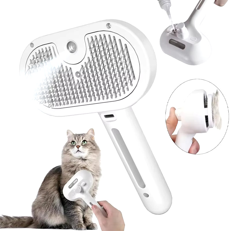 Anti-Tangle Electric Hair Brush 3-in-1 Pet Comb